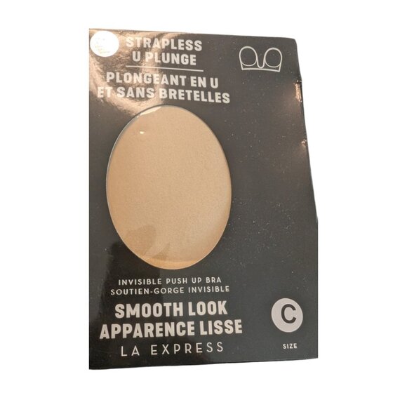 NEW LA Express Strapless U Plunge Bra | Size C - Picture 4 of 4